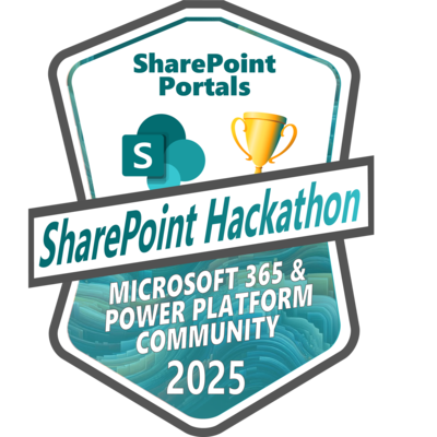 SharePoint 2025 Hackathon Winner - SharePoint Portals - Microsoft 365 & Power Platform Community